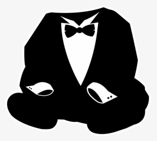 Logo Clip Art Black Product Font - Tuxedo Clipart Logo, HD Png Download, Transparent PNG