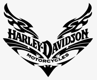 Pin By Bruce Jackson On Harley Decals Airbrush Gas - Harley Davidson Clipart Black And White, HD Png Download, Transparent PNG