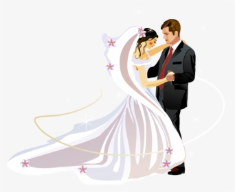 Bridegroom Invitation Noivos Wedding Free Hd Image - Wedding Couple Clipart Png, Transparent Png, Transparent PNG