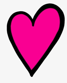 Download Hot Pink Heart Png Transparent Image - Heart Png Transparent Pink, Png Download, Transparent PNG