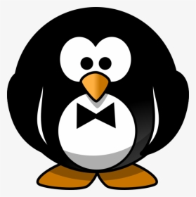 Round Cartoon Penguin, HD Png Download, Transparent PNG