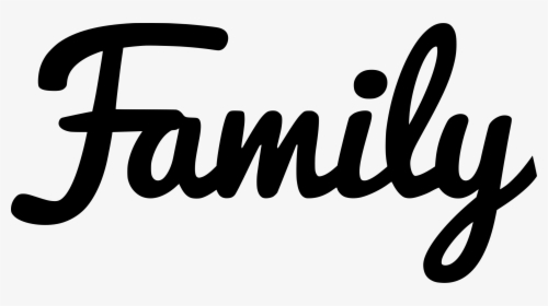Transparent Love Word Png - Family In Text, Png Download, Transparent PNG