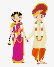 Hindu Wedding Png Images - Vector Hindu Wedding Clipart, Transparent Png, Transparent PNG