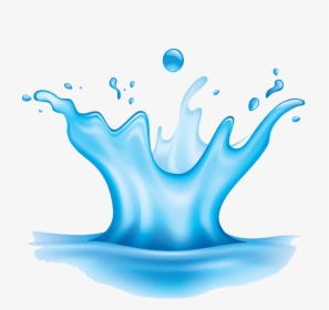 Transparent Water Splashes Clipart - Cartoon Water Splash Png, Png Download, Transparent PNG