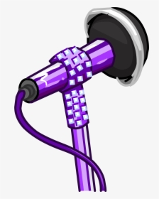Microphone Png Glitter - Club Penguin Microphone, Transparent Png, Transparent PNG