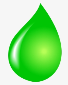 Water Drop Clipart Colorful Raindrop - Green Water Drop Clipart, HD Png Download, Transparent PNG