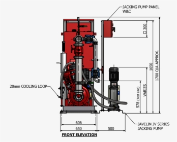 Diesel Fire Hydrant Drawing Front - Fire Hydrant System Diagram, HD Png Download, Transparent PNG