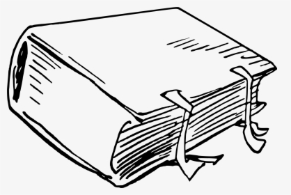 Transparent Open Book Clip Art Png - Book Clipart Sketch Black N White, Png Download, Transparent PNG