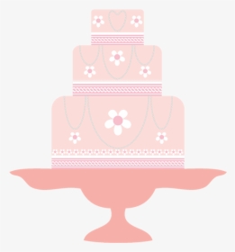 Pink Wedding Clipart - Cake Decorating, HD Png Download, Transparent PNG