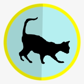 Cat, Shadow, Clipart, Icon, Animals, Zoo, Pit, Kitty, HD Png Download, Transparent PNG