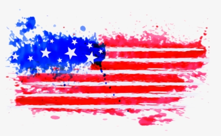 Us Flag Splash Png Image Free Download Searchpng - Usa Independence Day Banner, Transparent Png, Transparent PNG