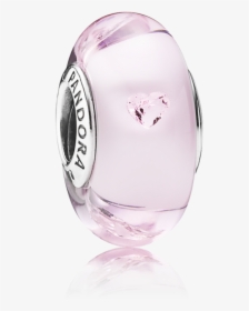 Pandora Pink Hearts Charm,murano Glass ,pink Cz Hot - Charme Murano Rosa Pandora, HD Png Download, Transparent PNG
