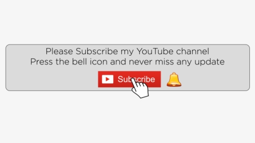 Subscribe Button With Bell Icon Transparent, HD Png Download, Transparent PNG