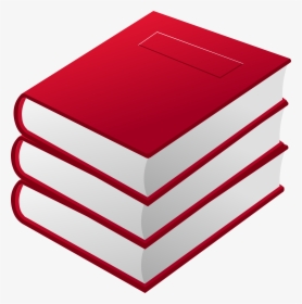 3 Red Books Clip Arts - Red Books Clipart, HD Png Download, Transparent PNG