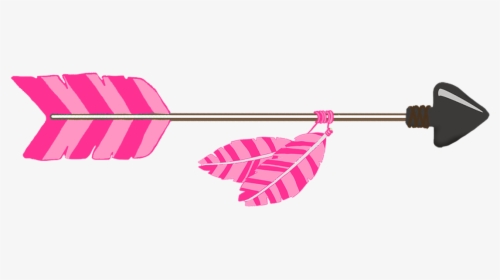 Pink Tribal Arrow - Clip Art Cute Arrows Png, Transparent Png, Transparent PNG