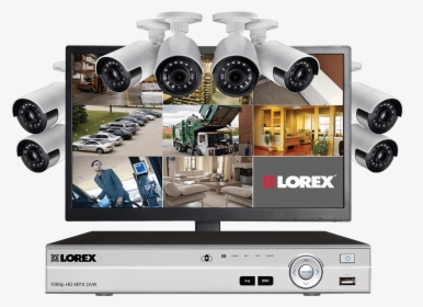 Security System With 8 Hd 1080p Ultra-wide 160° Angle - Cctv Camera Set Png, Transparent Png, Transparent PNG
