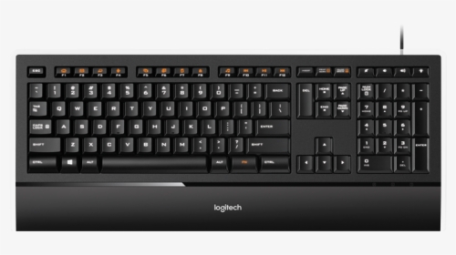 Illuminated Keyboard K740 - Logitech Illuminated K740, HD Png Download, Transparent PNG