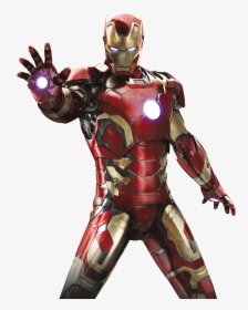 Iron Man Standing - Iron Man Transparent Background, HD Png Download, Transparent PNG