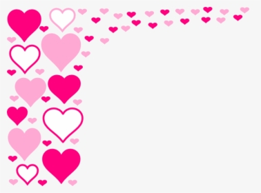 #hearts #heart #pinkhearts #borders #border #frames - Heart Border Designs Png, Transparent Png, Transparent PNG