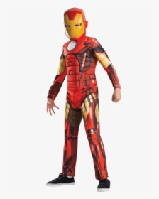 Kids Avengers Assemble Deluxe Iron Man Costume - Boys Iron Man Costume, HD Png Download, Transparent PNG
