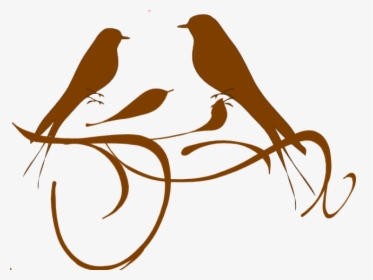 Peace Dove Free Download - Line Art Love Birds, HD Png Download, Transparent PNG