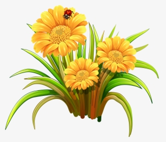 Coloring Book Art, Flower Art, Flower Clips, Daisy, - 3d Flower Clipart, HD Png Download, Transparent PNG