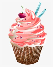 Cupcake Cakes Bakery Clip Art - Cup Cakes Transparent Background, HD Png Download, Transparent PNG