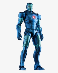Iron Man Blue Armor, HD Png Download, Transparent PNG
