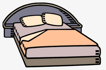 Bed Bedroom Cartoon Bed-making Clip Art Cliparts Free - Bed Clipart, HD Png Download, Transparent PNG