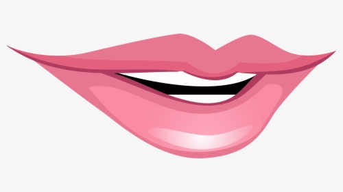 Pink Smiling Mouth Png Clip Art - Clip Art Mouth, Transparent Png, Transparent PNG