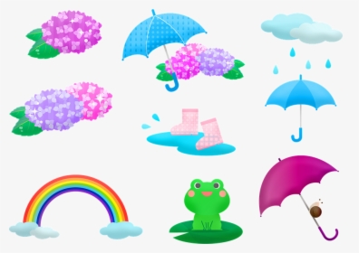 Kawaii Frog, Rainy Season, Japanese, Seasonal, Asian, HD Png Download, Transparent PNG