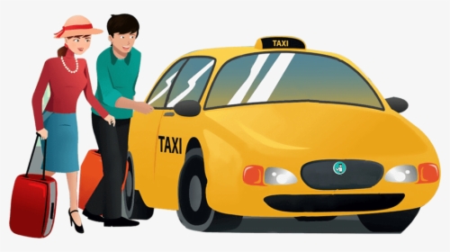 Transparent Taxi Cab Png - Take A Taxi Clipart, Png Download, Transparent PNG