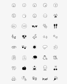 Printing Emojis Black And White, HD Png Download, Transparent PNG