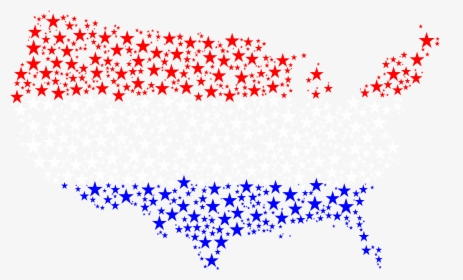 Usa Map Transparent - Red White And Blue Border Design, HD Png Download, Transparent PNG