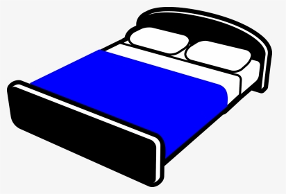 Cartoon Clip Art Bed - Big Bed Clipart, HD Png Download, Transparent PNG