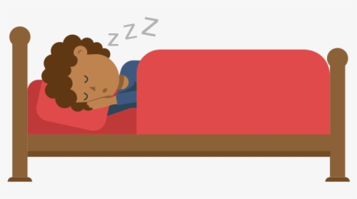 Cartoon Guy Sleeping In Bed, HD Png Download, Transparent PNG