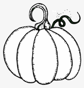 Pumpkin Svg Clip Arts - Black And White Pumpkin Clip Art, HD Png Download, Transparent PNG