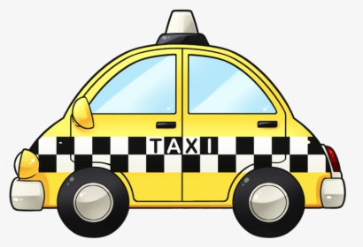 Free Taxi Cliparts Download - Transparent Cab Clipart, HD Png Download, Transparent PNG