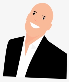 Business Man, Suit, Smiling, Clipart, Vector Graphic, HD Png Download, Transparent PNG