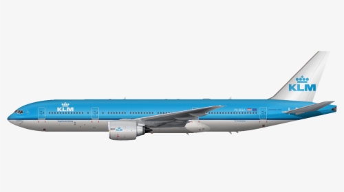 Klm Plane Side View , Png Download - Klm Airplane No Background, Transparent Png, Transparent PNG