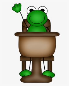 Amphibian Clipart Teacher - Frog School Clipart, HD Png Download, Transparent PNG