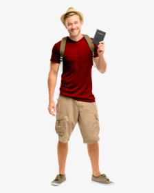 Tourist White Background, HD Png Download, Transparent PNG