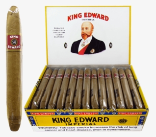 King Edward Imperial Box And Stick - King Edward Cigars Made, HD Png Download, Transparent PNG