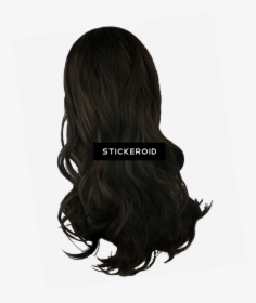 Cabello Negro Png Mujer , Png Download - Black Hair Clipart Png, Transparent Png, Transparent PNG