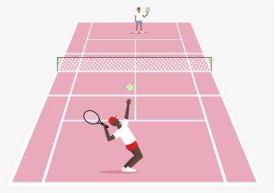 Sports Clipart Sport Centre - Tennis Court Vector Png, Transparent Png, Transparent PNG
