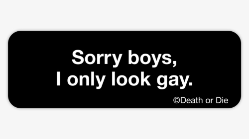 Image Of Sorry Boys Sticker - Sign, HD Png Download, Transparent PNG