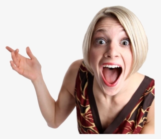 Mujer Sorpresa Png, Transparent Png, Transparent PNG