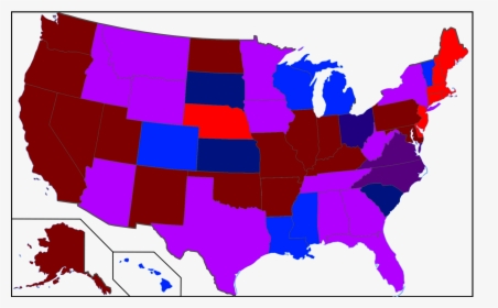 Legal Drinking Age In 1983 - Us Senate Map 2019, HD Png Download, Transparent PNG