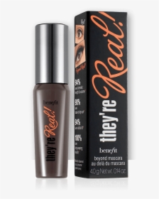 Re Real Lengthening Mascara Travel Size Mini - They Re Real Benefit Mini, HD Png Download, Transparent PNG