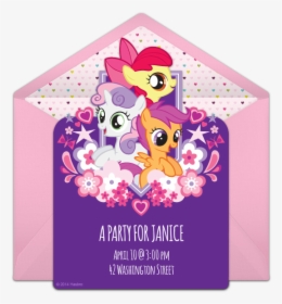 Blank My Little Pony Invitations, HD Png Download, Transparent PNG